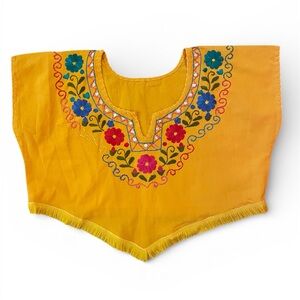 Vibrant Floral Embroidered Women's Blouse